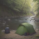 【ライフジャケット】夏の川釣りで備える装備 | 生存のための選び方 をイメージした 広角の風景、夏、川 の写真