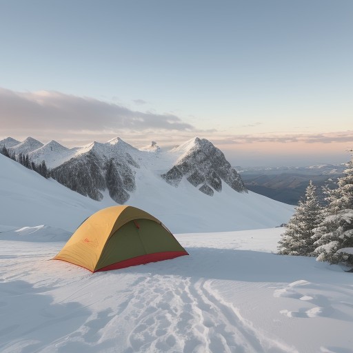 【標高】登山の基本情報 | 海抜との違いと山頂から眺める冬の景色 をイメージした 広角の風景、山、冬 の写真
