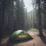 【環境保護】登山の途中で考える | 排気ガスが森に与える影響について をイメージした 広角の風景、ハイキング、森 の写真