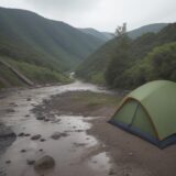 【川の増水】降水確率から見る浸水の危険 | 川辺で気をつけるべき注意点 をイメージした 広角の風景、川、川 の写真