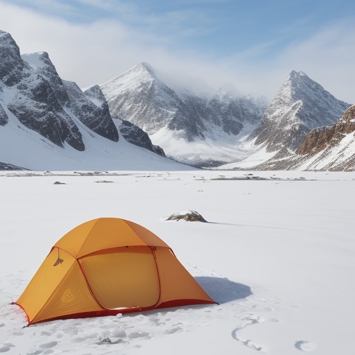 【マスク】冬の雪山登山で確かめる密閉性の違い | 寒さへの効果と選び方 をイメージした 広角の風景、山、冬、山、雪景色 の写真