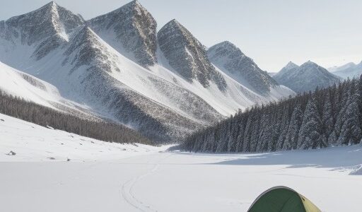 【冬山】雪が降り積もる登山道を歩く | 山頂から見渡す景色と準備する持ち物