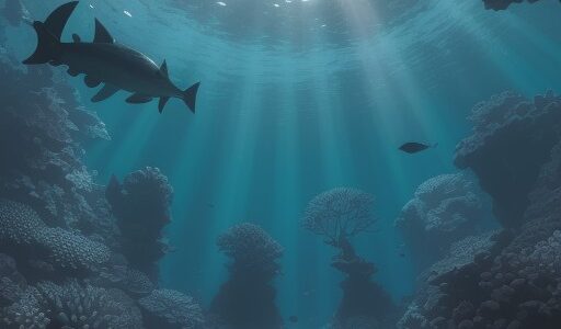 【ダイビングフィン】潜水能力を高める推進力 | 夏の海でサンゴ礁を泳ぐ