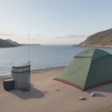 【海釣り道具】初心者が揃える基本セット | 堤防での準備と選び方 をイメージした 広角の風景 の写真
