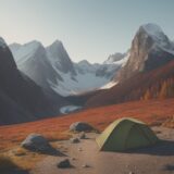 【登山】秋の山を吹く風と天候の影響 | 装備の準備とルートの選び方 をイメージした 広角の風景、山、山、秋 の写真