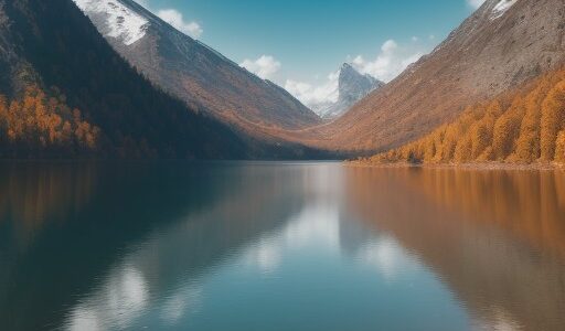 【パドルボード】湖面をゆっくり進む時間 | 秋の山々に囲まれた水上の風景