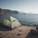 【マリンスポーツ】海で使うウェットスーツ | 水温に合わせた素材の選び方 をイメージした 広角の風景 の写真