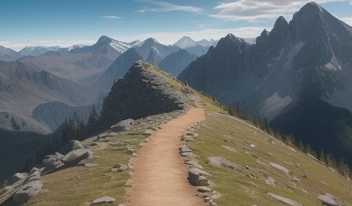 【登山】夏の山道を一歩ずつ歩き | 山頂から見渡す景色と風に触れる