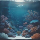 【熱帯魚】海水水槽での飼育とレイアウト | サンゴ礁を再現して泳ぐ魚たち をイメージした 広角の風景 の写真