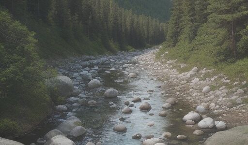 【清流】底まで見える水の流れ | 夏の山歩きの途中で見つけた川辺