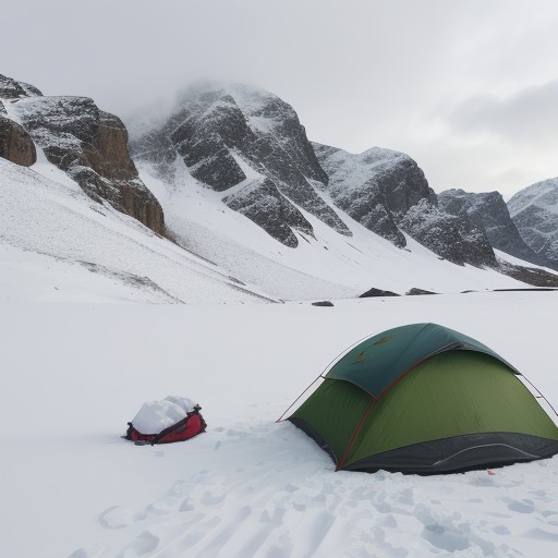 【安全装備】登山の用品リスト | 冬の雪山を歩くための保護具と準備 をイメージした 冬、雪景色、山 の写真