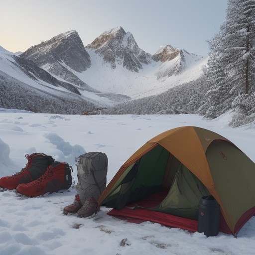 【登山】秋の最適期に合わせた装備の準備 | 山の天気を確認するタイミング をイメージした 秋、冬、山、ハイキング、夕日 の写真