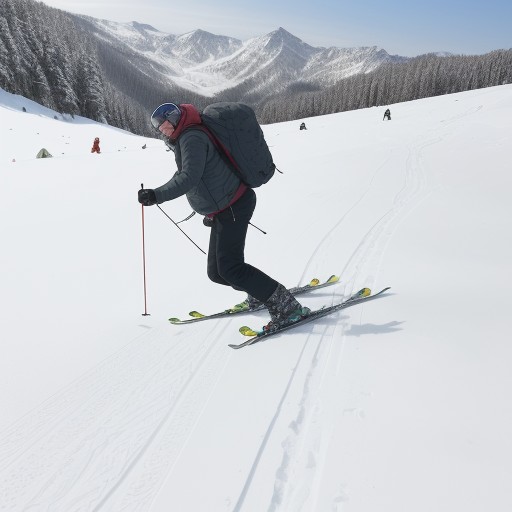 【スキー技術】冬の雪山を滑るためのコツ | 足の運びと重心の移動方法 をイメージした 冬、雪景色 の写真