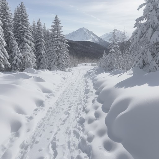 【地球温暖化】山の雪解け時期の変化 | 登山ルートの計画と注意点 をイメージした 雪景色、春、冬、夏、山、雪景色、雪景色、稜線 の写真
