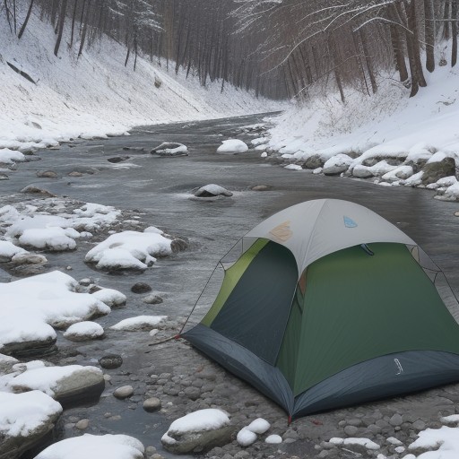 【川の水温】水流の速さと水の冷たさを確かめる | 山の中で過ごす時間 をイメージした 夏、雪景色、川 の写真