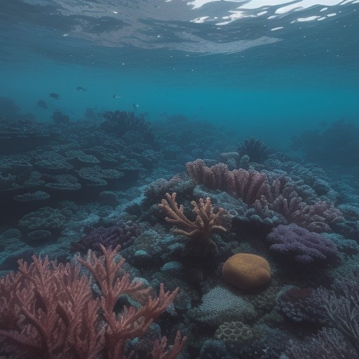 【生物多様性】マリンスピシェアが守る海洋環境 | 生き物が集まる海の様子 をイメージした自然風景の写真
