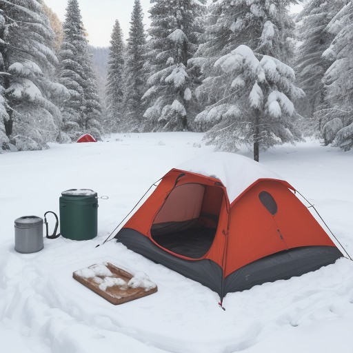 【ウィンターキャンプ】暖房器具の選び方 | 雪の中で夜を過ごすための防寒対策 をイメージした 冬、雪景色 の写真