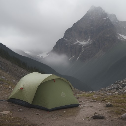 【登山の天気】降水確率の見方と判断 | 夏山での雨への安全対策 をイメージした 夏、山 の写真