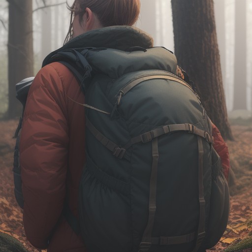 【山登り装備】ハイキングで用意する持ち物リスト | 秋の山道を歩く準備 をイメージした 秋、ハイキング の写真