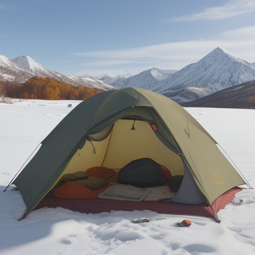 【キャンプ用品】秋の山で使うテント選び | キャンプ飯に合う道具の準備 をイメージした 秋、山 の写真