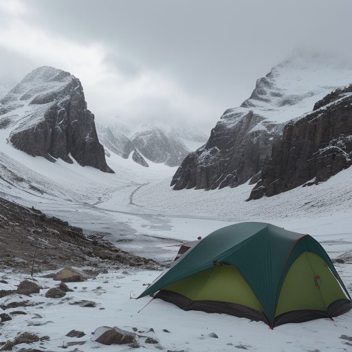 【緊急避難】登山中の天候悪化への対応 | 迅速に下山するためのルート選び をイメージした 山 の写真