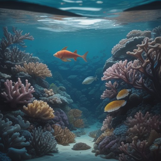 【海洋生物】熱帯の海で出会う魚の種類 | 水温の変化と生態の関係 をイメージした 夏 の写真