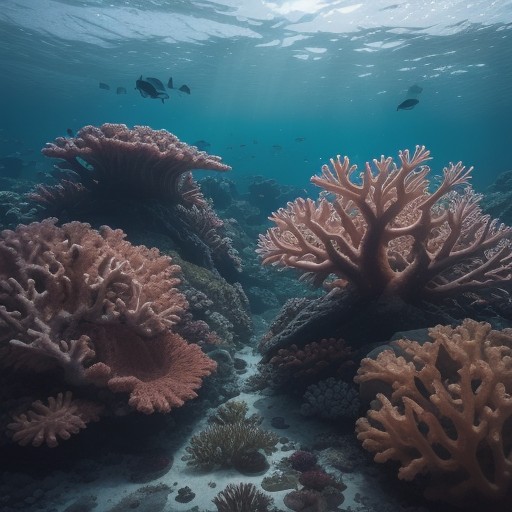 【海洋生物】サンゴ礁に住む魚の生態と現状 | 海洋汚染がもたらす影響 をイメージした自然風景の写真