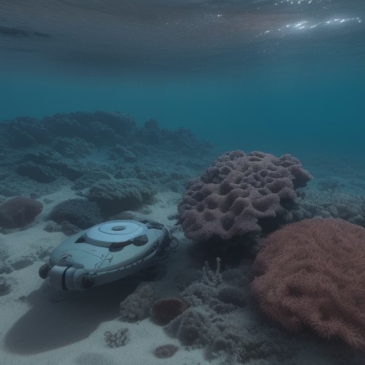【水中探査ロボット】海底の砂地を進む技術 | 海洋の底にある地形を映像で捉える をイメージした自然風景の写真