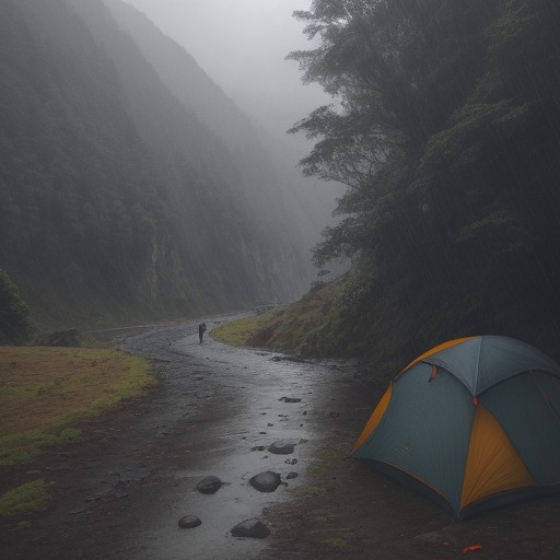 【トレッキング】雨季に合わせた時期と場所選び | 雨雲の動きとルートの選び方 をイメージした 春 の写真