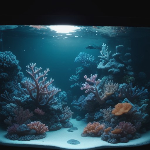 【熱帯魚】海水水槽での飼育とレイアウト | サンゴ礁を再現して泳ぐ魚たち をイメージした 冬 の写真
