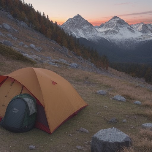 【登山】紅葉のベストシーズンに合わせて | 山歩きで巡るルートを選ぶ をイメージした 秋、ハイキング、山、夕日 の写真