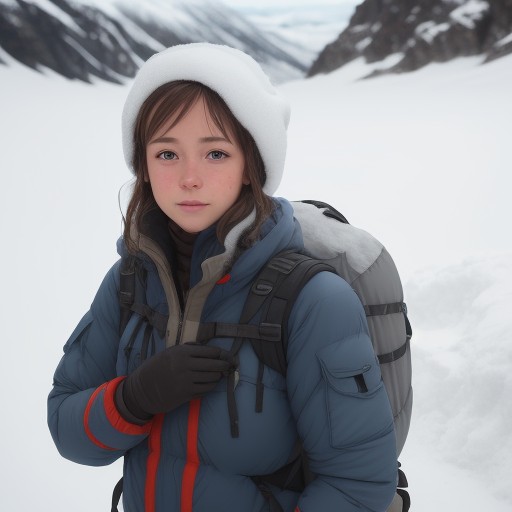 【登山服装】冬山の寒さを防ぐ選び方 | 機能性を活かした重ね着の基本 をイメージした 冬、雪景色、山 の写真