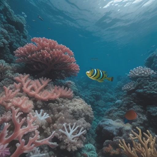 【海水魚】沖縄の海を泳ぐ魚たちの群れ | 夏のシュノーケリング記録 をイメージした 夏 の写真