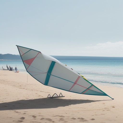 【ウインドサーフボード】軽量モデルでのサーフィン | 砂浜から波までの移動 をイメージした 夏 の写真