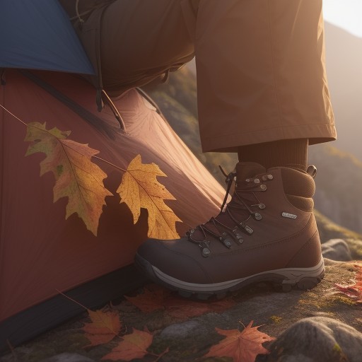 【登山ルート】紅葉の山行に合わせた選び方 | 山の安全を確保する準備 をイメージした 秋、ハイキング、夕日、ハイキング の写真