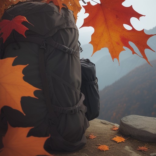【登山杖】軽量モデルを選んで | 紅葉が色づく山道へ出かける旅 をイメージした 秋、秋、山、ハイキング の写真