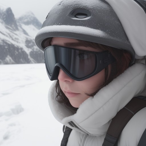 【マスク】冬の雪山登山で確かめる密閉性の違い | 寒さへの効果と選び方 をイメージした 冬、雪景色、山 の写真