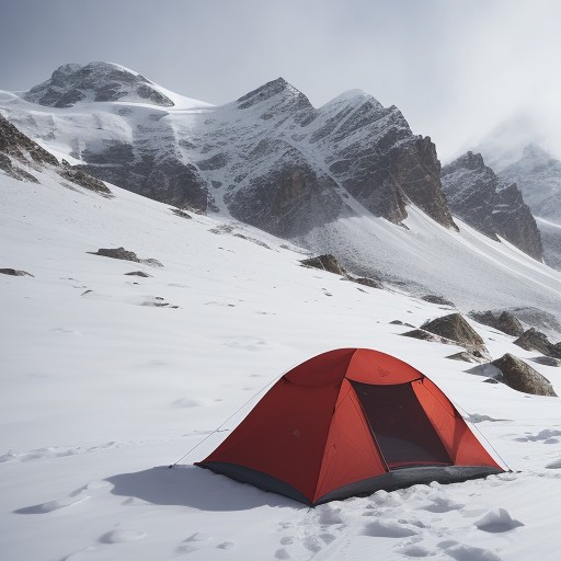 【登山】季節ごとに変わる山の景色 | 高地病を防ぐための体調管理と準備 をイメージした 冬、雪景色、山、松林 の写真