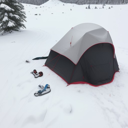 【山の天気予報】雪山ルートの計画と装備の準備 | 山岳での安全確保と注意点 をイメージした 冬、雪景色、山、雪景色 の写真