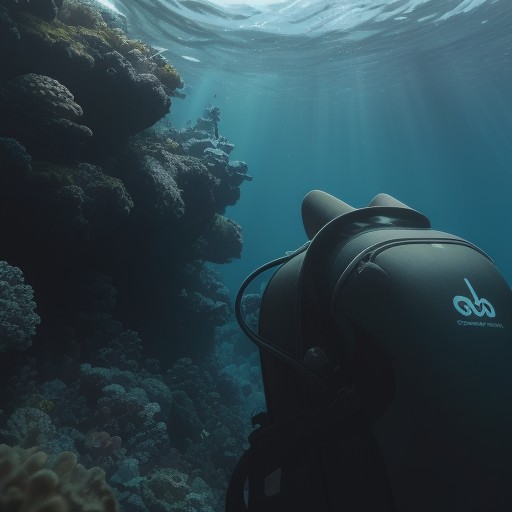 【スキューバダイビング】潜る時の呼吸とリズム | 海底に広がる光景 をイメージした自然風景の写真