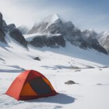 【山の気温】標高が上がるたびに下がる温度 | 登山で準備する防寒着 をイメージした 広角の風景、山、山 の写真