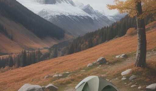 【バックパック】軽量モデルで歩く山道 | 紅葉のルートを通って頂上へ向かう