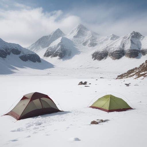 【雪山】高度が上がる道のりでの体調管理 | 標高による体の反応と対策 をイメージした 広角の風景、山、雪景色 の写真