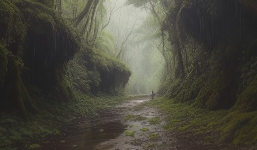 【登山靴】防水性能と耐久性のバランス | 雨上がりの森や泥道を歩く日