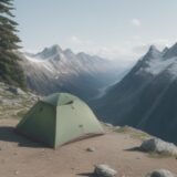【登山装備】夏山の準備に使う持ち物リスト | 山歩きに必要な必需品 をイメージした 広角の風景、山、ハイキング、夏、ハイキング の写真