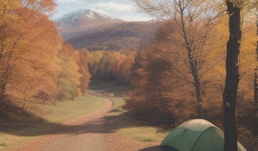 【コンパス】地図で方向を読み取り目的地へ向かう旅 | 秋の紅葉の中を歩く