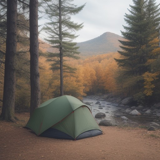 【バックパック】秋の山道へ出かける準備 | 軽量化と耐久性の基準 をイメージした 広角の風景、ハイキング、秋 の写真