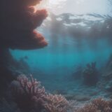 【海洋生態系】サンゴ礁の海での作法 | 生き物を守るための配慮と保護活動 をイメージした 広角の風景 の写真