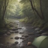 【カワニナ】川の流れにある多様性 | 生態系を支える役割と環境 をイメージした 広角の風景、川 の写真
