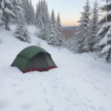 【防寒ウェア】冬の登山で冷えを防ぐ | 暖かさを保つ服装の選び方 をイメージした 広角の風景、冬、ハイキング、冬 の写真